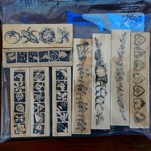 9 Holiday Border Stamp Set